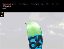 Tablet Screenshot of kitesurfmexico.com